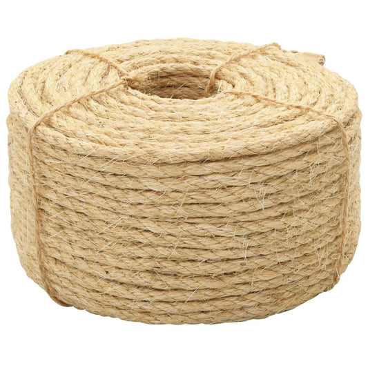 vidaXL Rope 100% Sisal 8 mm 500 m