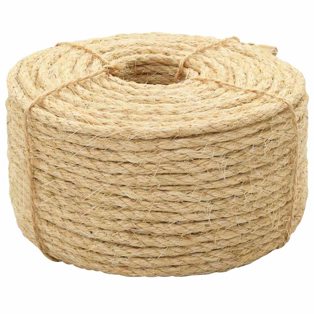144796 vidaXL Rope 100% Sisal 8 mm 500 m
