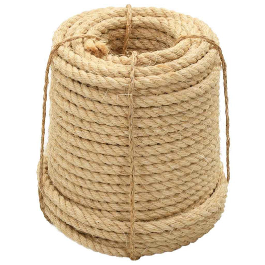 144801 vidaXL Rope 100% Sisal 12 mm 100 m