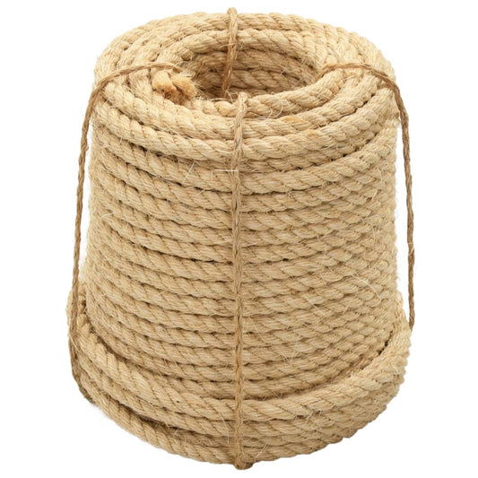 vidaXL Rope 100% Sisal 14 mm 50 m