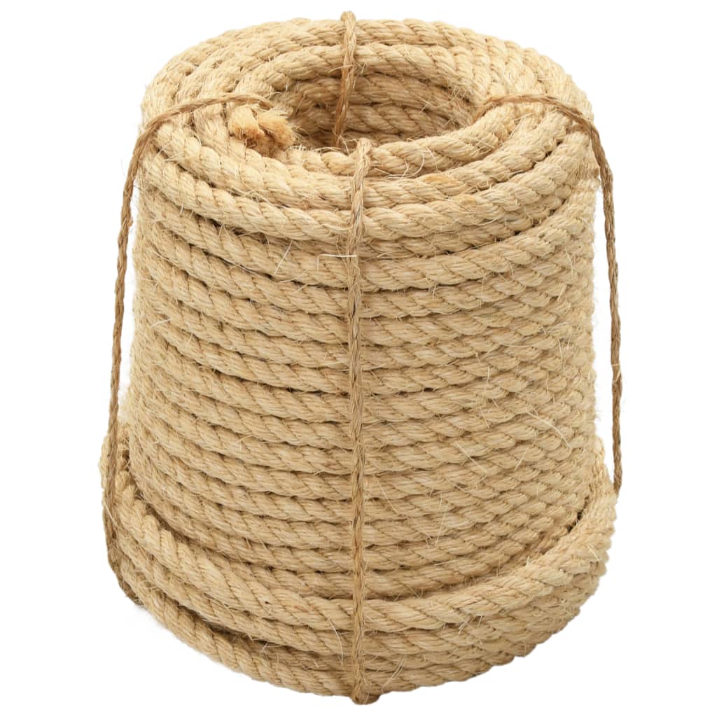 144803 vidaXL Rope 100% Sisal 14 mm 50 m
