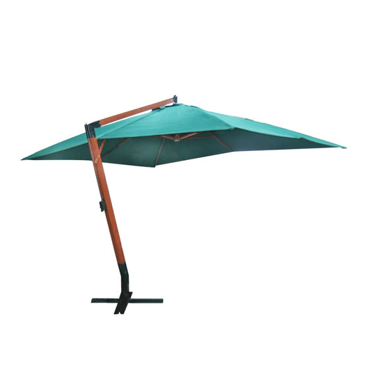 Floating Garden Parasol | Green | Polyester | Large | Height-Adjustable