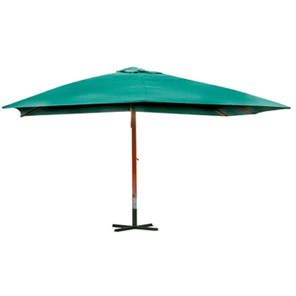 Floating Garden Parasol | Green | Polyester | Large | Height-Adjustable