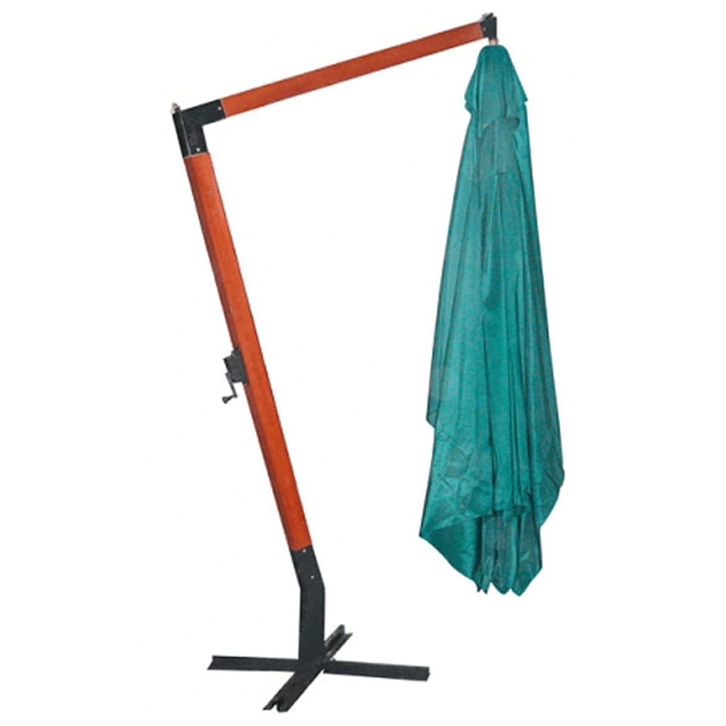 Floating Garden Parasol | Green | Polyester | Large | Height-Adjustable
