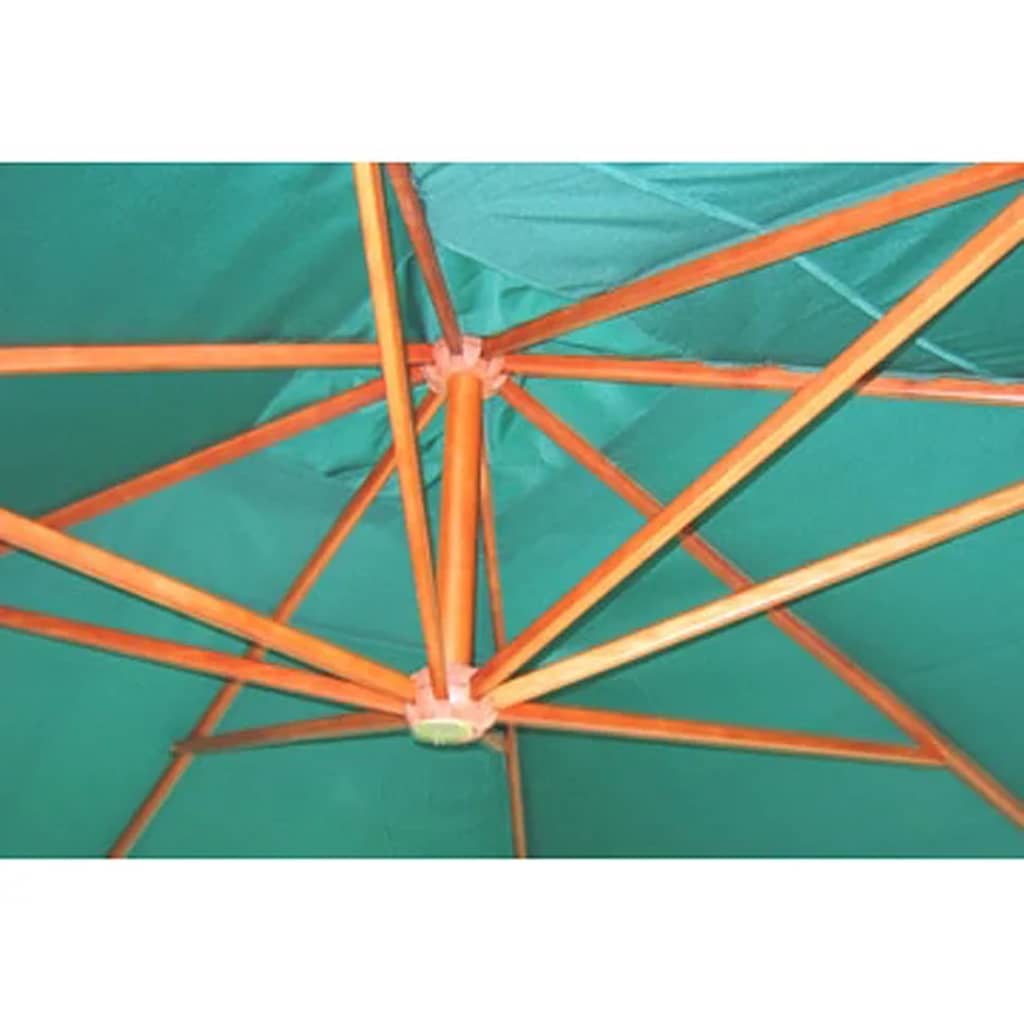 Floating Garden Parasol | Green | Polyester | Large | Height-Adjustable
