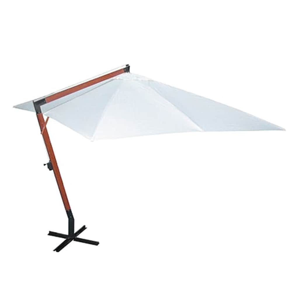 Garden Parasol 300 x 400 cm White