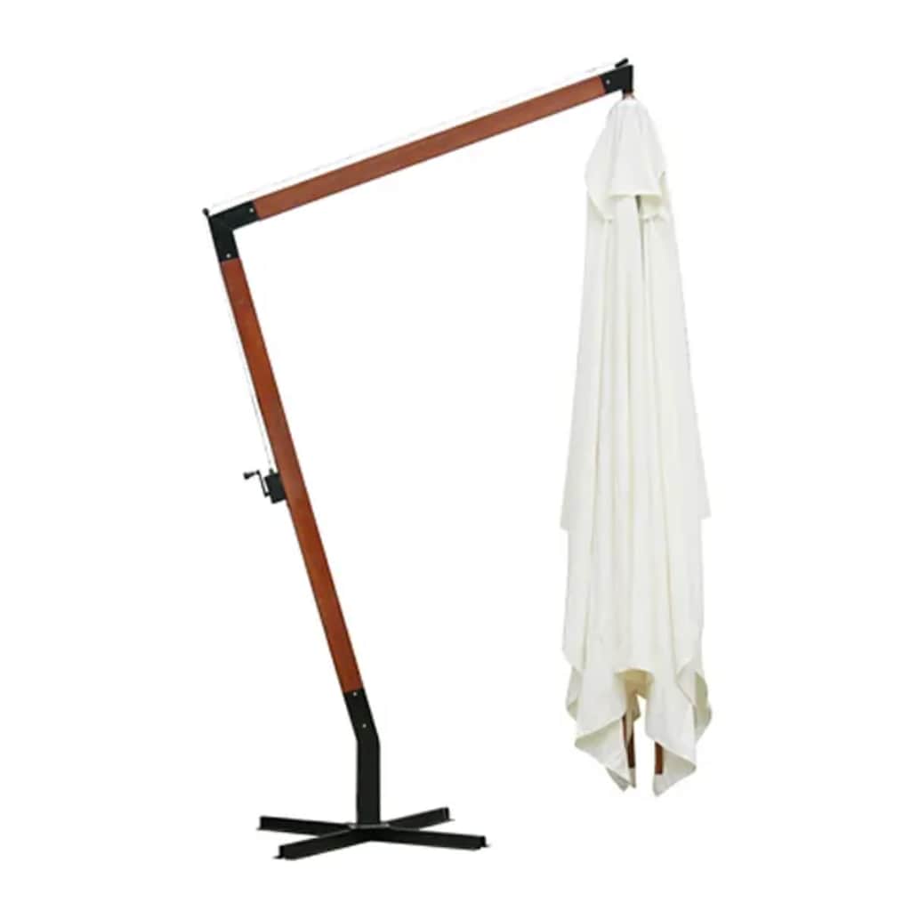 Garden Parasol 300 x 400 cm White