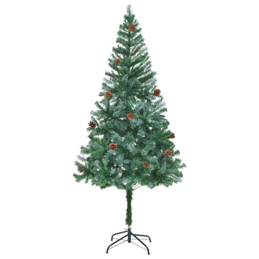 vidaXL Artificial Christmas Tree with Pinecones 180 cm