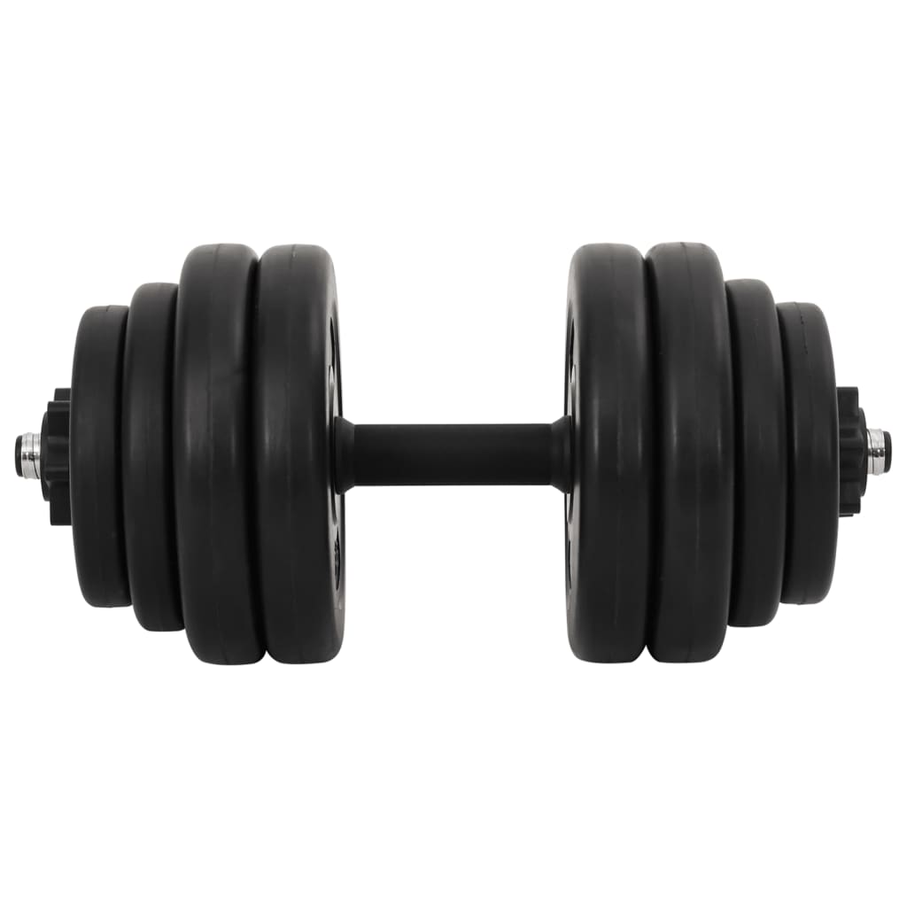 vidaXL Dumbbells 2x15 kg