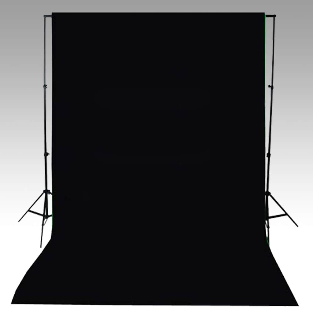 Backdrop Cotton without Stand Black 600x300 cm