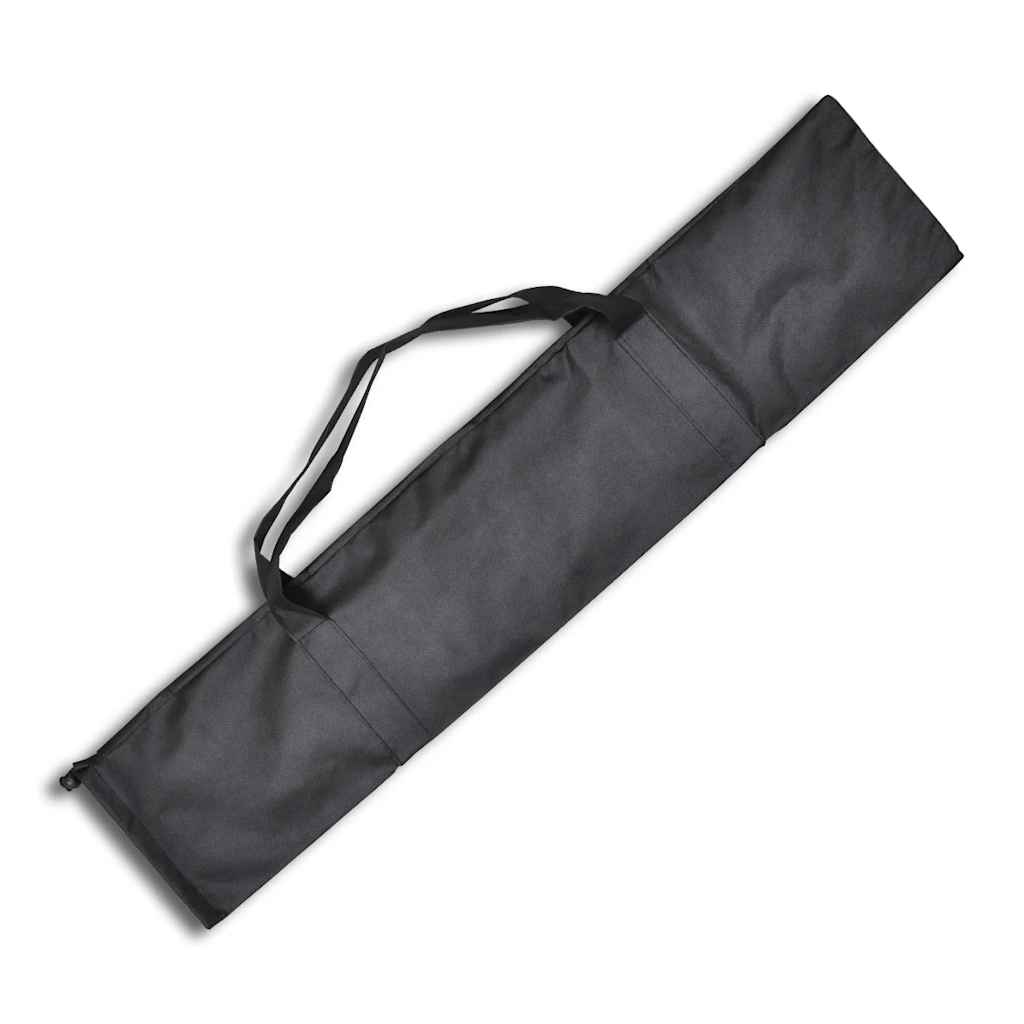 160071 vidaXL Telescopic Background Support System + White Backdrop 3 x 5 m