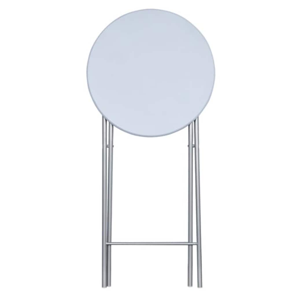 Bar Tables 4 pcs with MDF Tabletop White