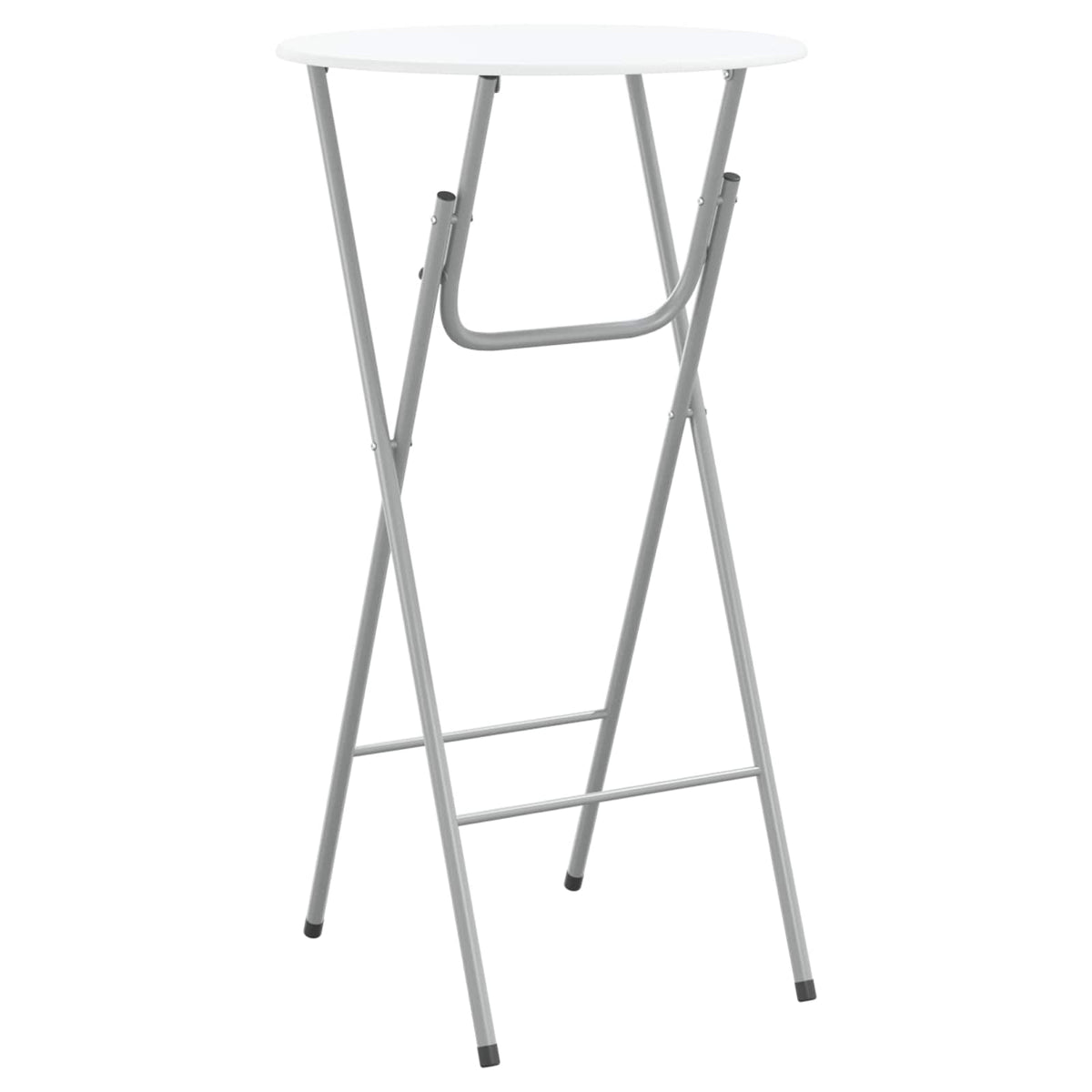 Bar Tables 4 pcs with MDF Tabletop White