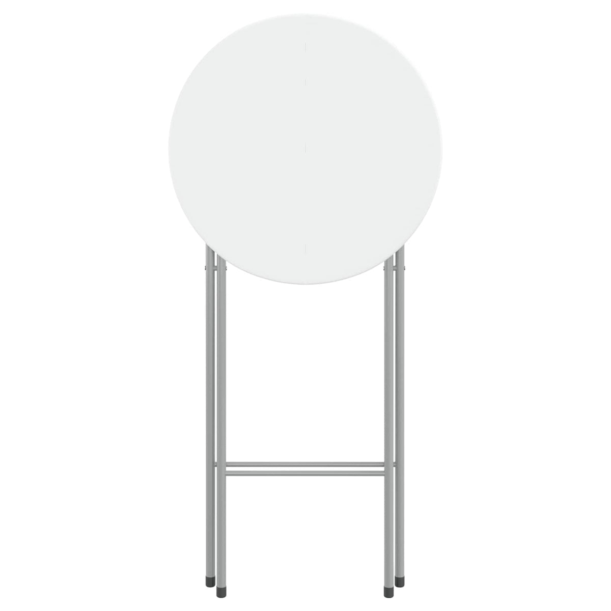 Bar Tables 4 pcs with MDF Tabletop White