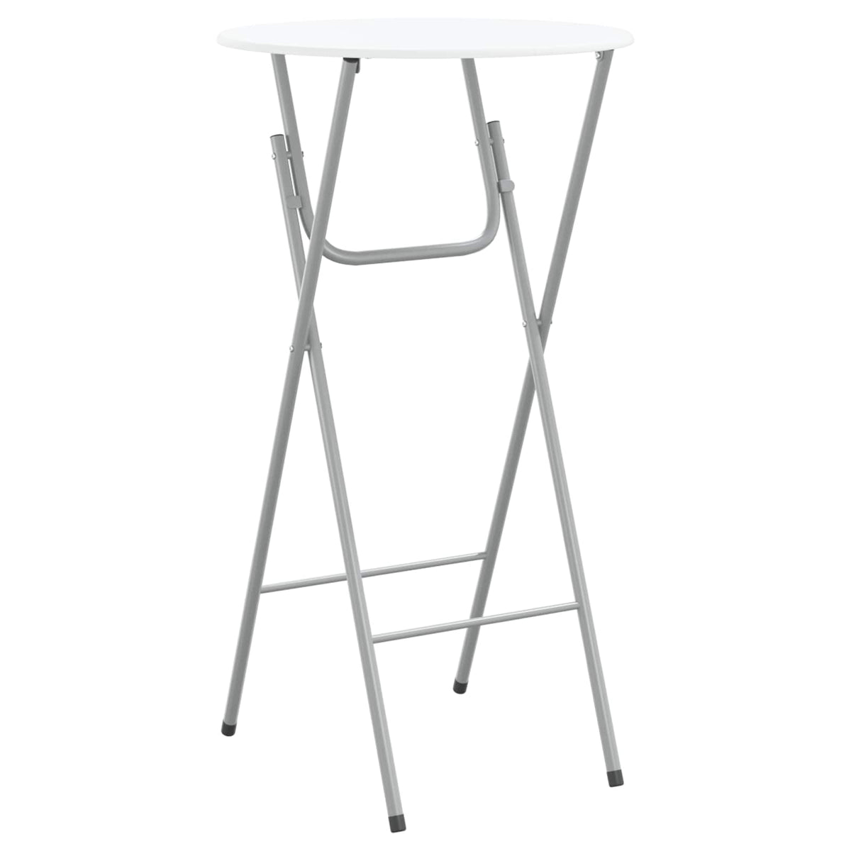 Bar Tables 4 pcs with MDF Tabletop White