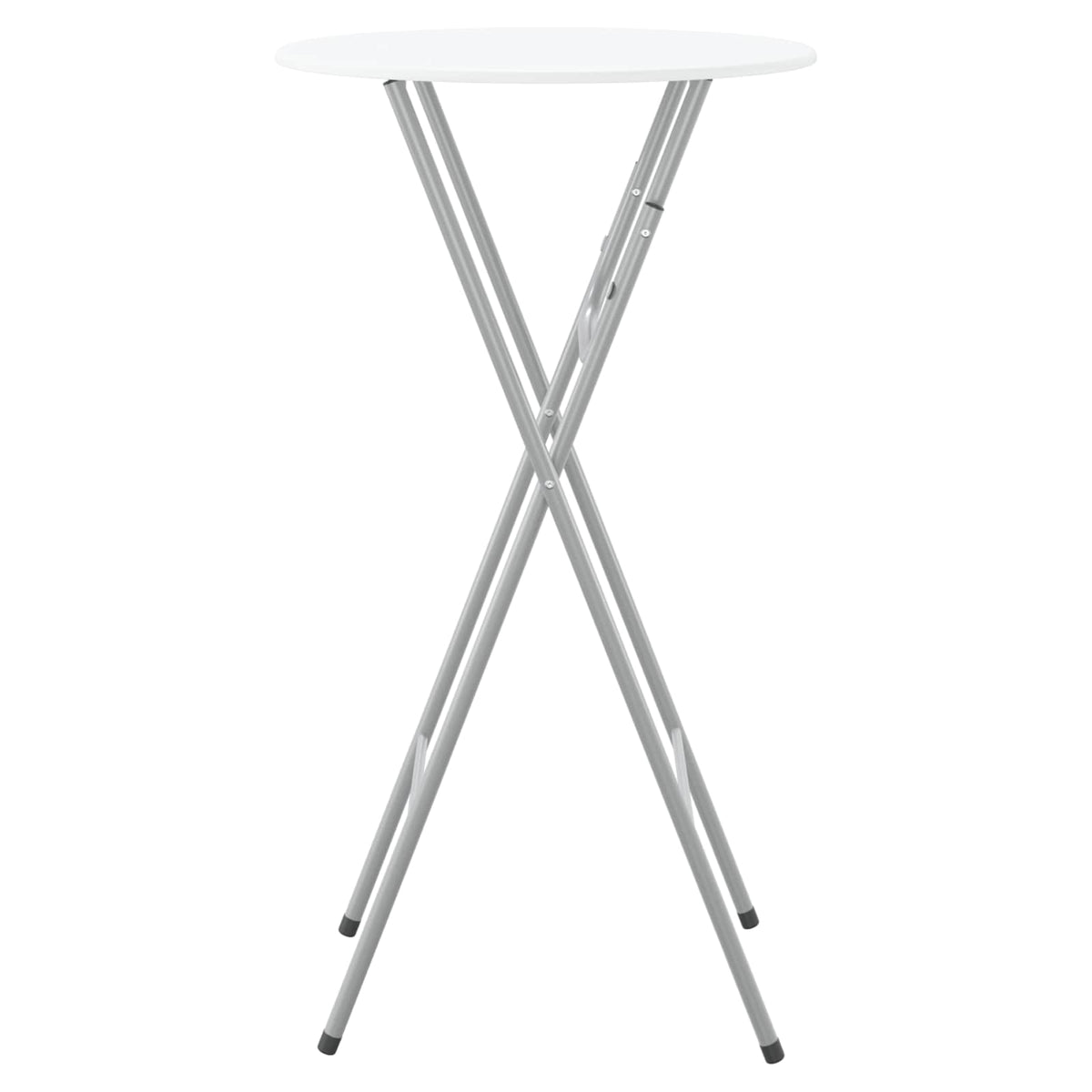 Bar Tables 4 pcs with MDF Tabletop White