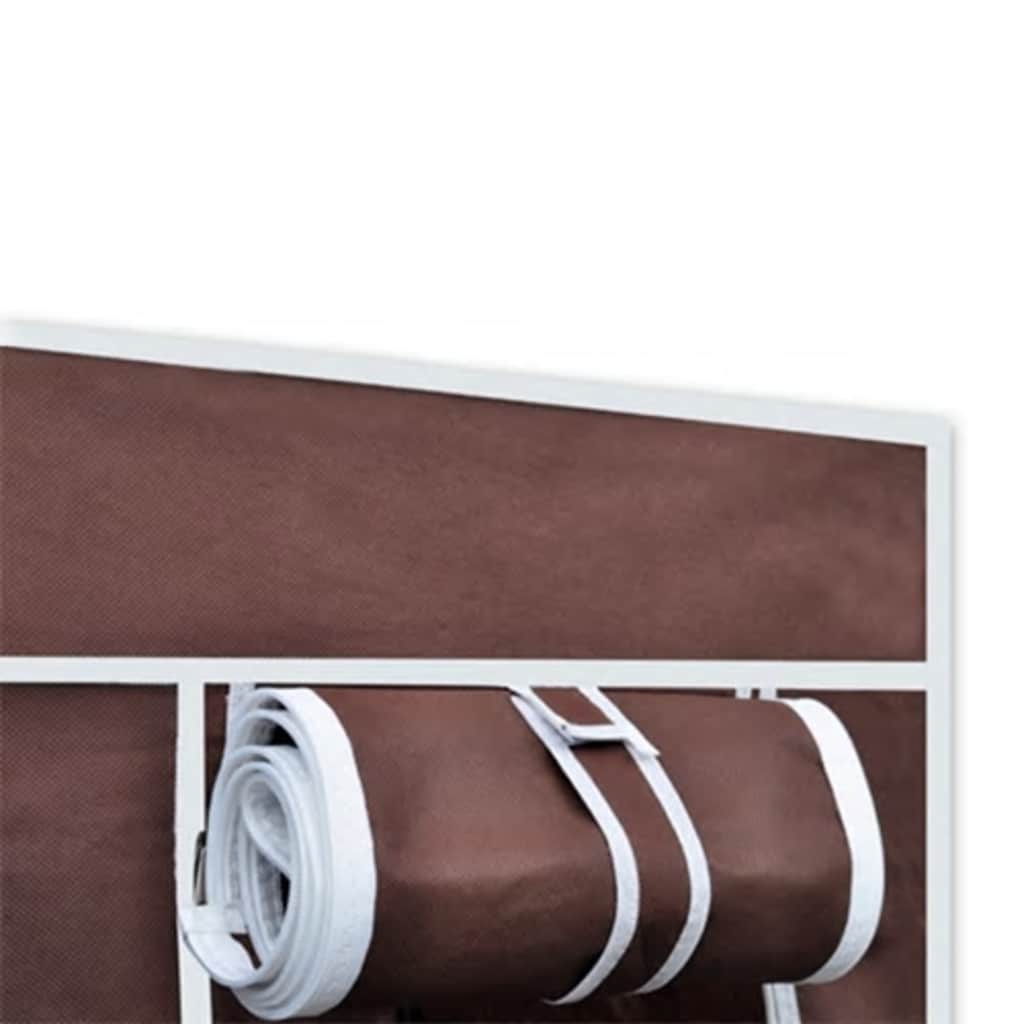 Fabric Wardrobe Brown