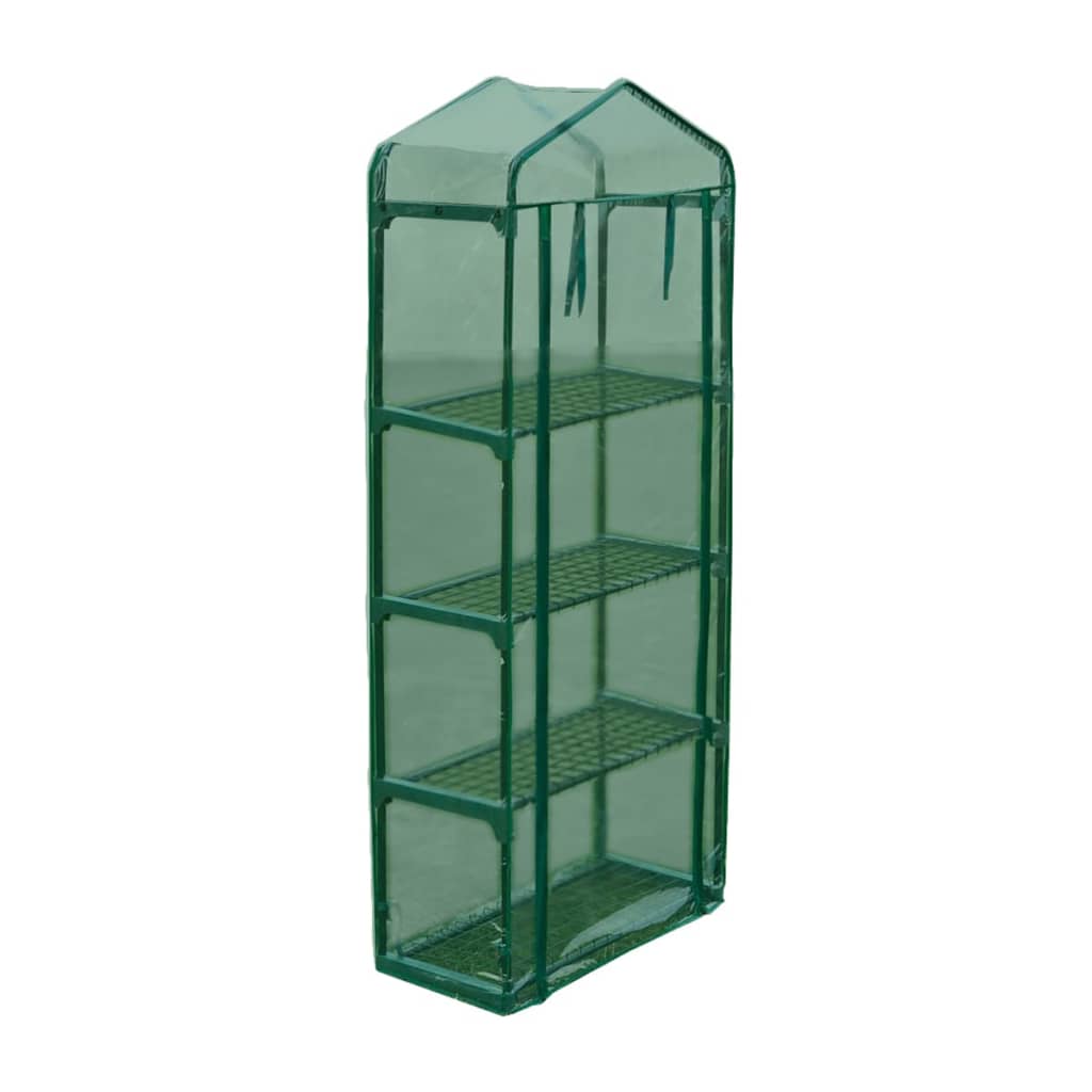 vidaXL Greenhouse with 4 Shelves