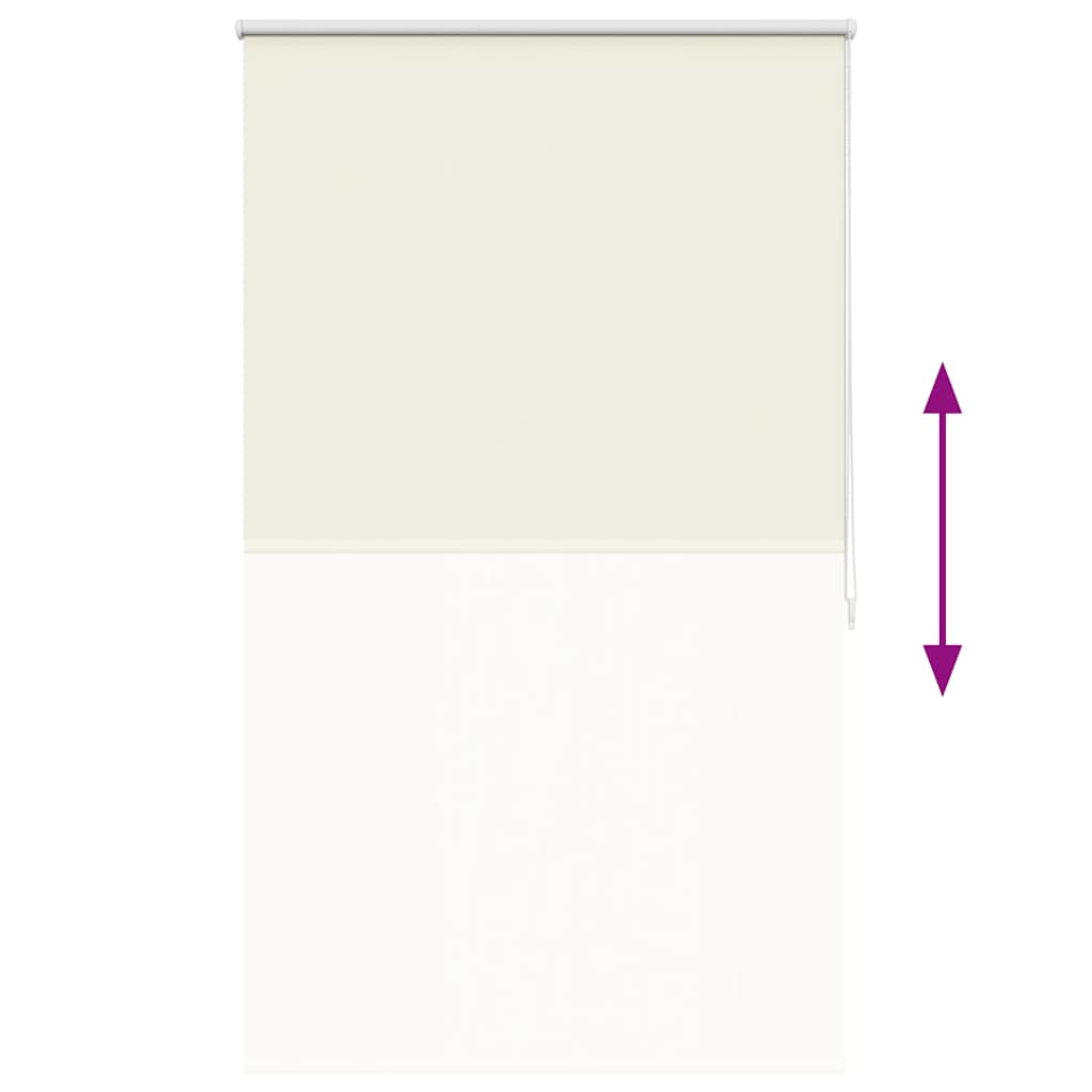 Roller blind blackout 84.4x175 cm Fabric Width 80 cm off white