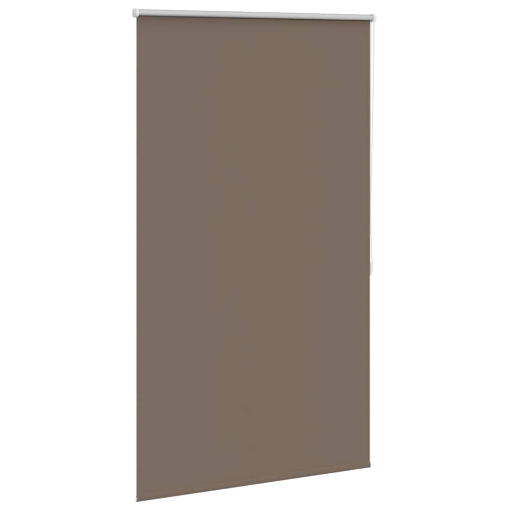 Roller blind blackout 84.4x175 cm Fabric Width 80 cm coffee