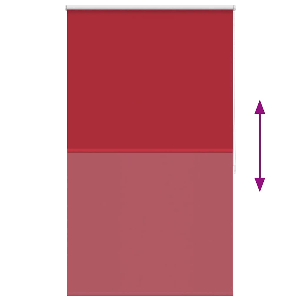 Roller blind blackout 84.4x175 cm Fabric Width 80 cm red