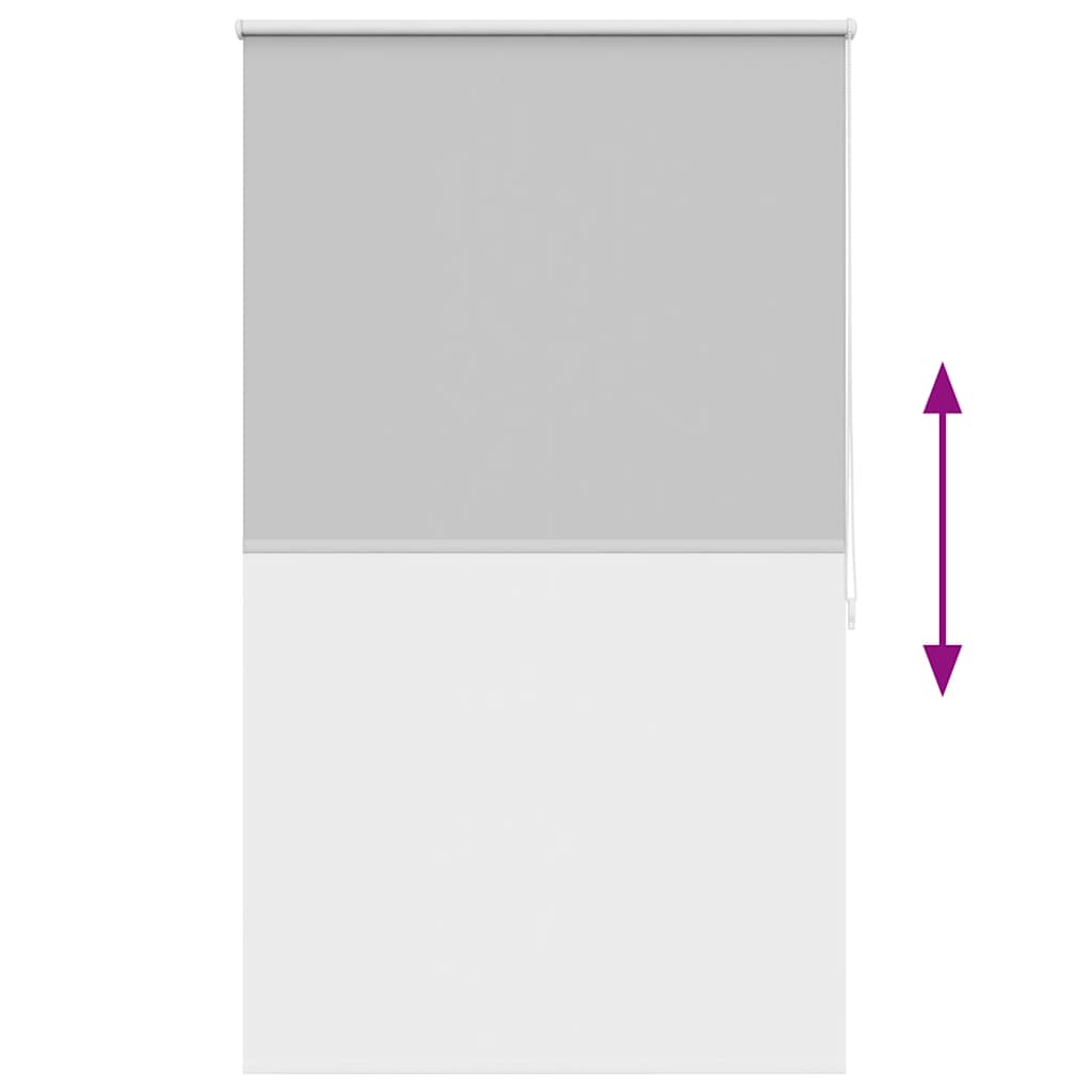 Roller blind blackout 84.4x175 cm Fabric Width 80 cm grey