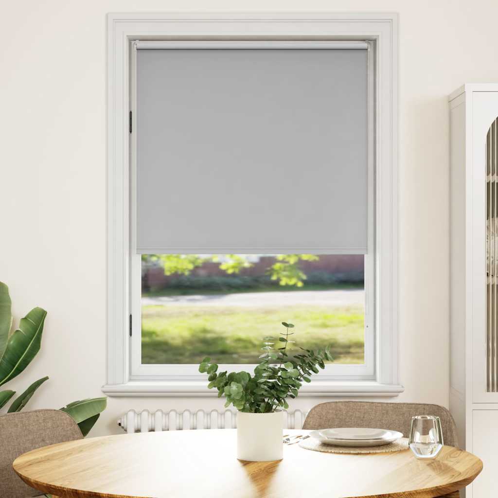 Roller blind blackout 84.4x175 cm Fabric Width 80 cm grey