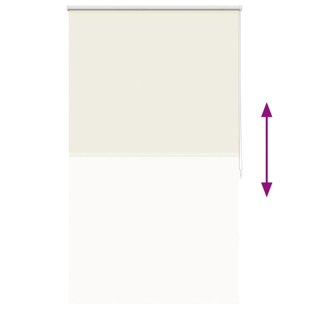 Roller blind blackout 104.4x175 cm Fabric Width 100 cm off white