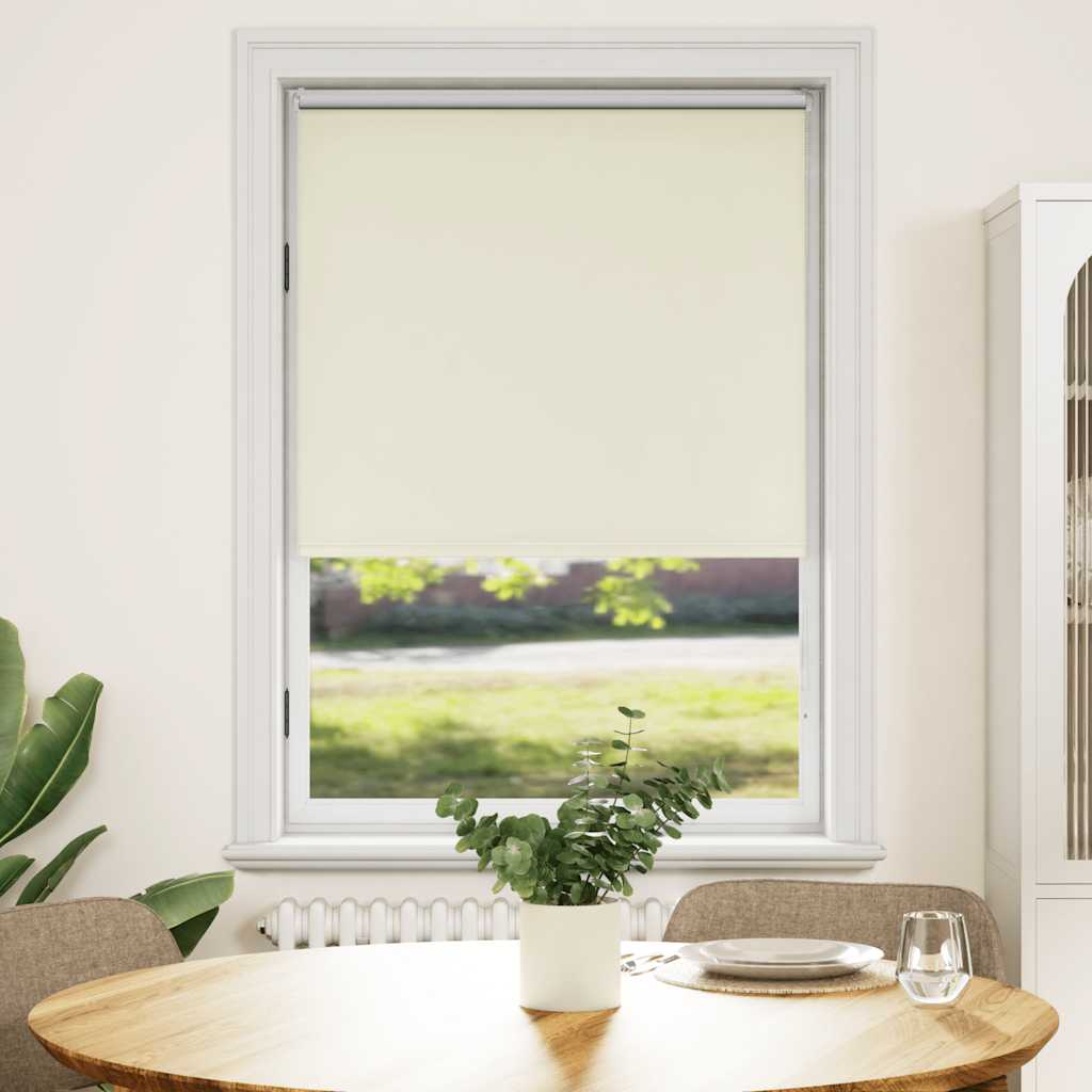 Roller blind blackout 104.4x175 cm Fabric Width 100 cm off white