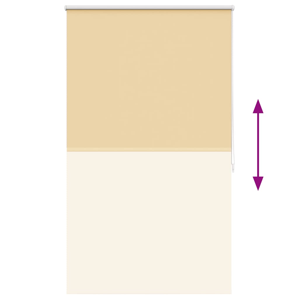 Roller blind blackout 104.4x175 cm Fabric Width 100 cm beige