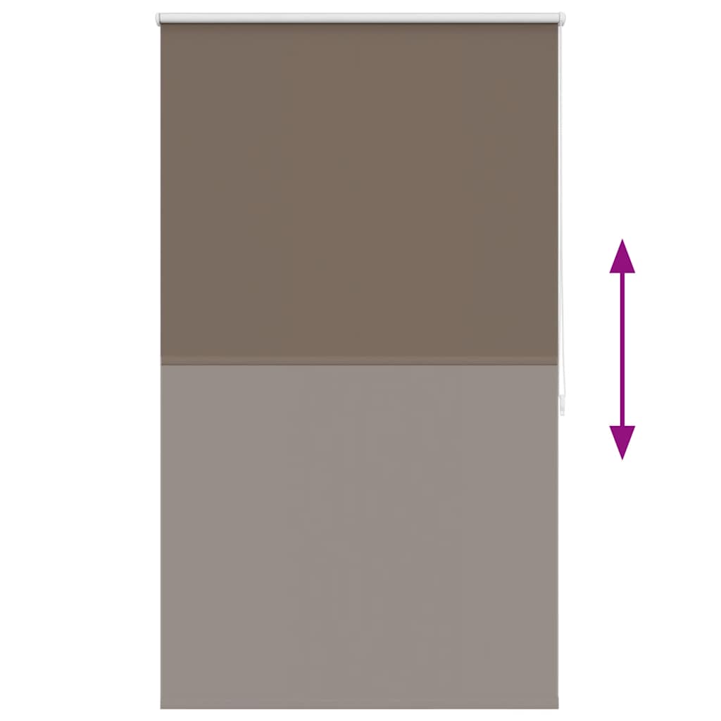 Roller blind blackout 104.4x175 cm Fabric Width 100 cm coffee