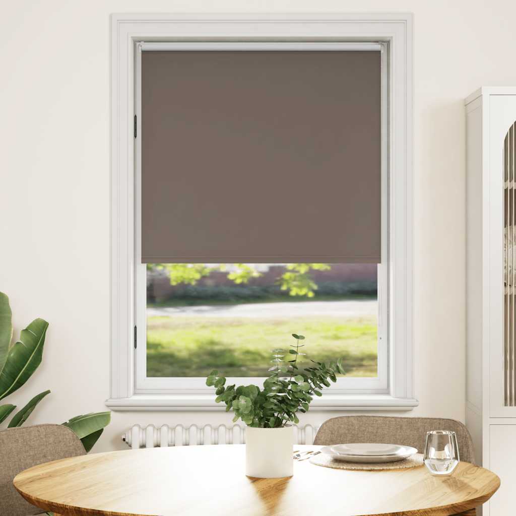 Roller blind blackout 104.4x175 cm Fabric Width 100 cm coffee