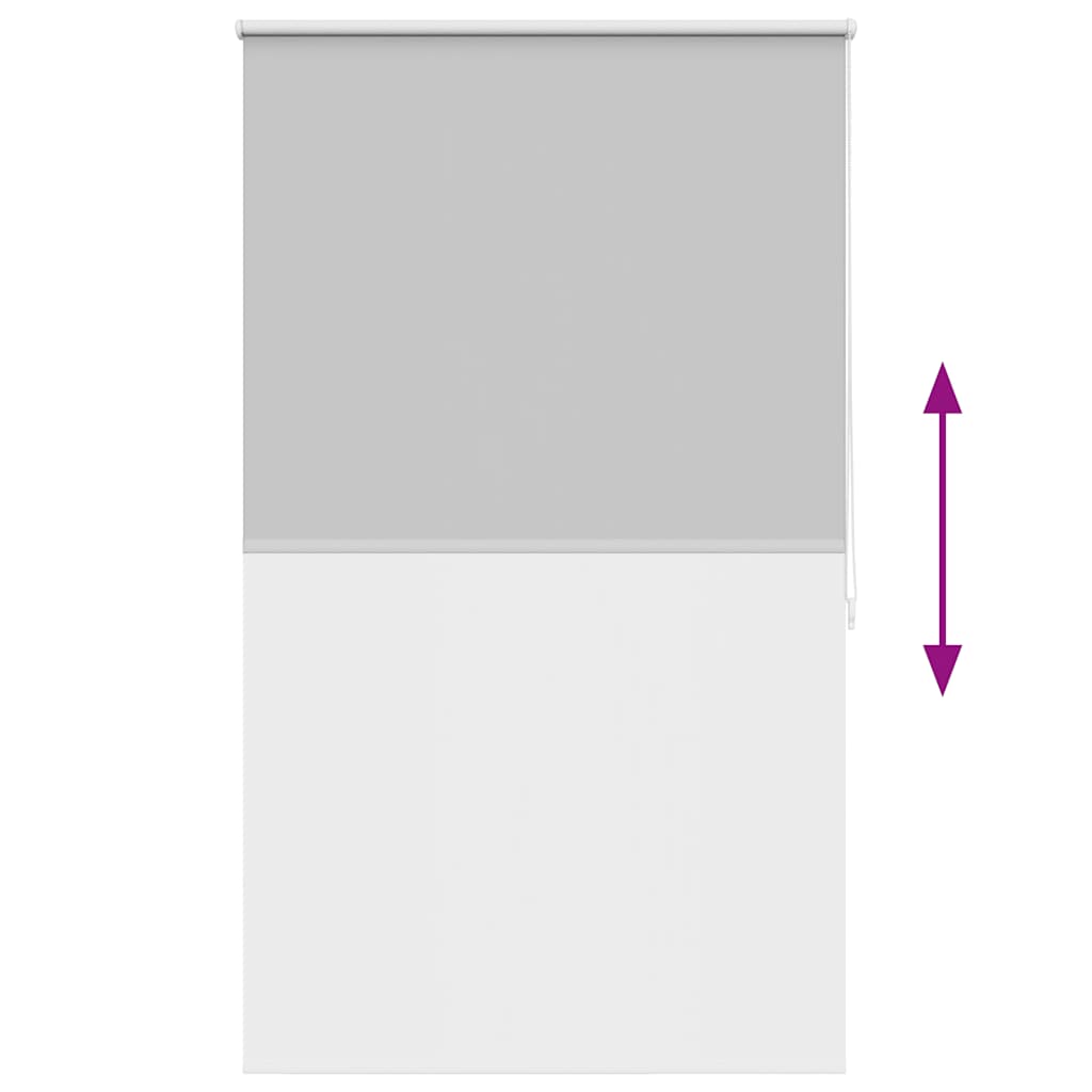 Roller blind blackout 104.4x175 cm Fabric Width 100 cm grey