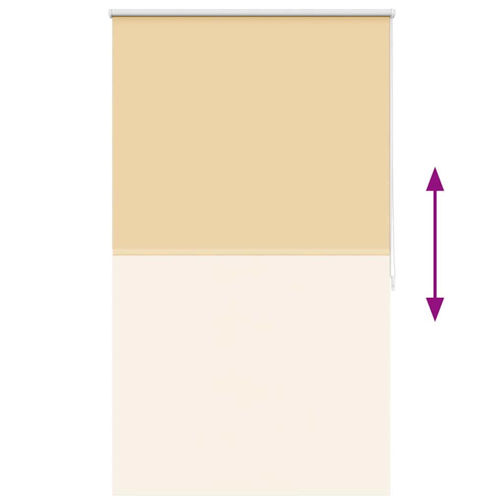 Roller blind blackout 124.4x175 cm Fabric Width 120 cm beige