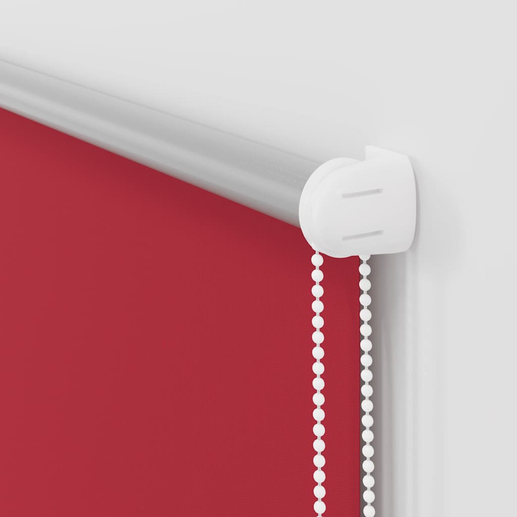 Roller blind blackout 124.4x175 cm Fabric Width 120 cm red