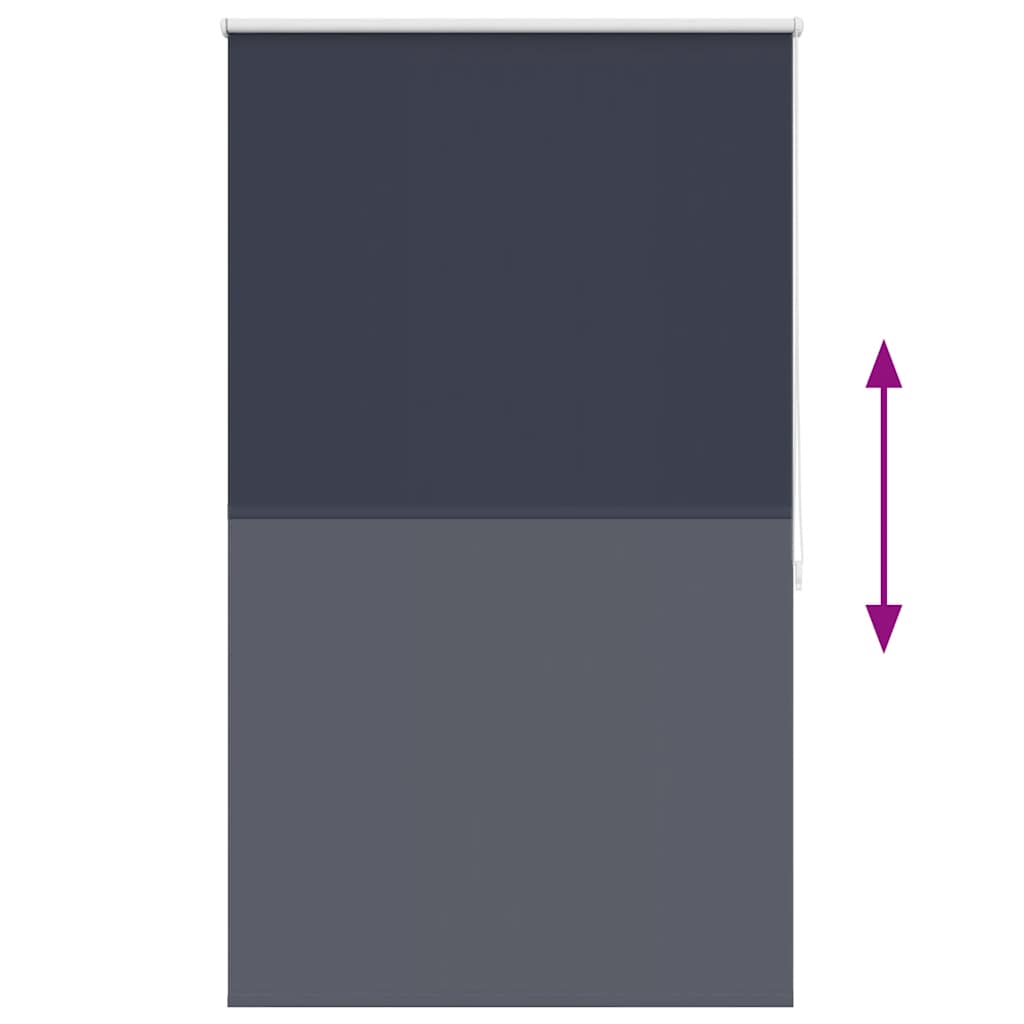 Roller blind blackout 124.4x175 cm Fabric Width 120 cm marine