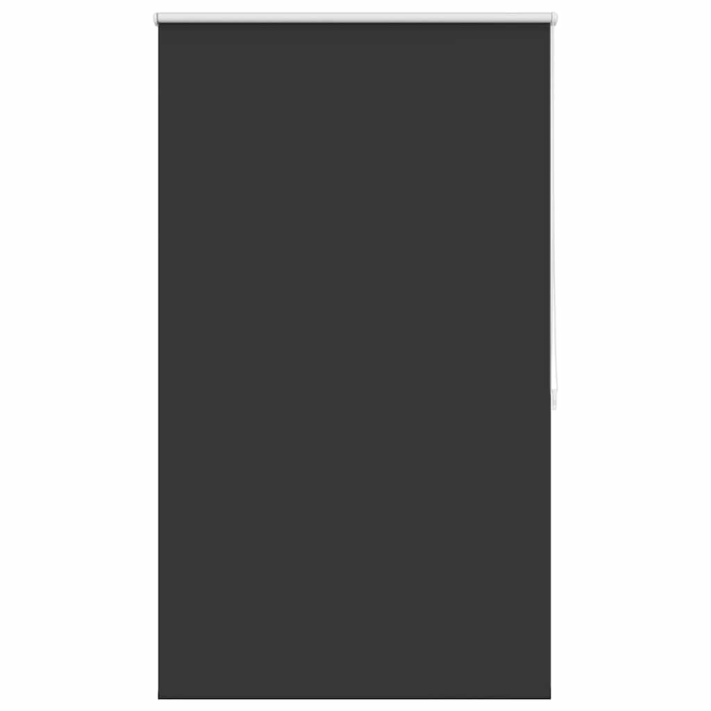 Roller blind blackout 124.4x175 cm Fabric Width 120 cm black