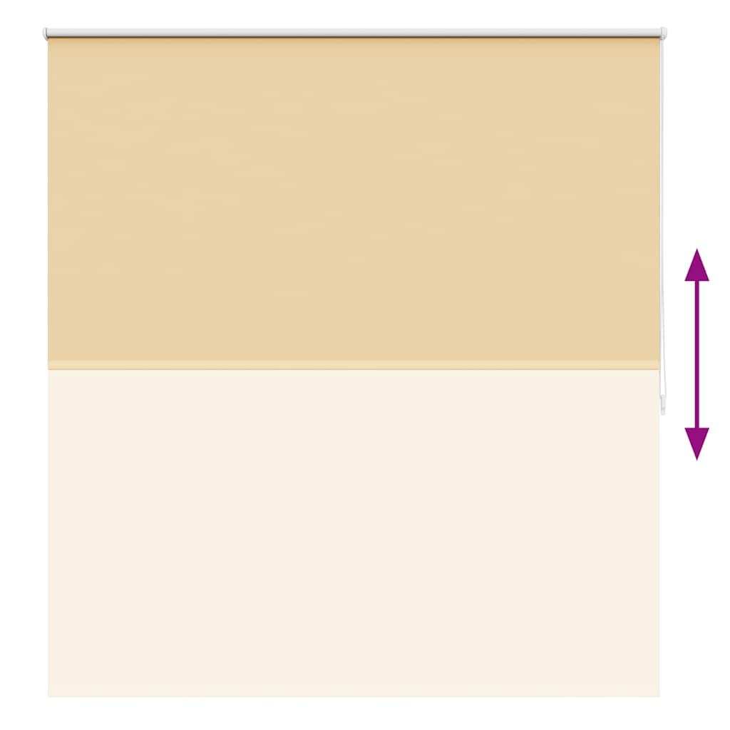 Roller blind blackout 144.4x175 cm Fabric Width 140 cm beige