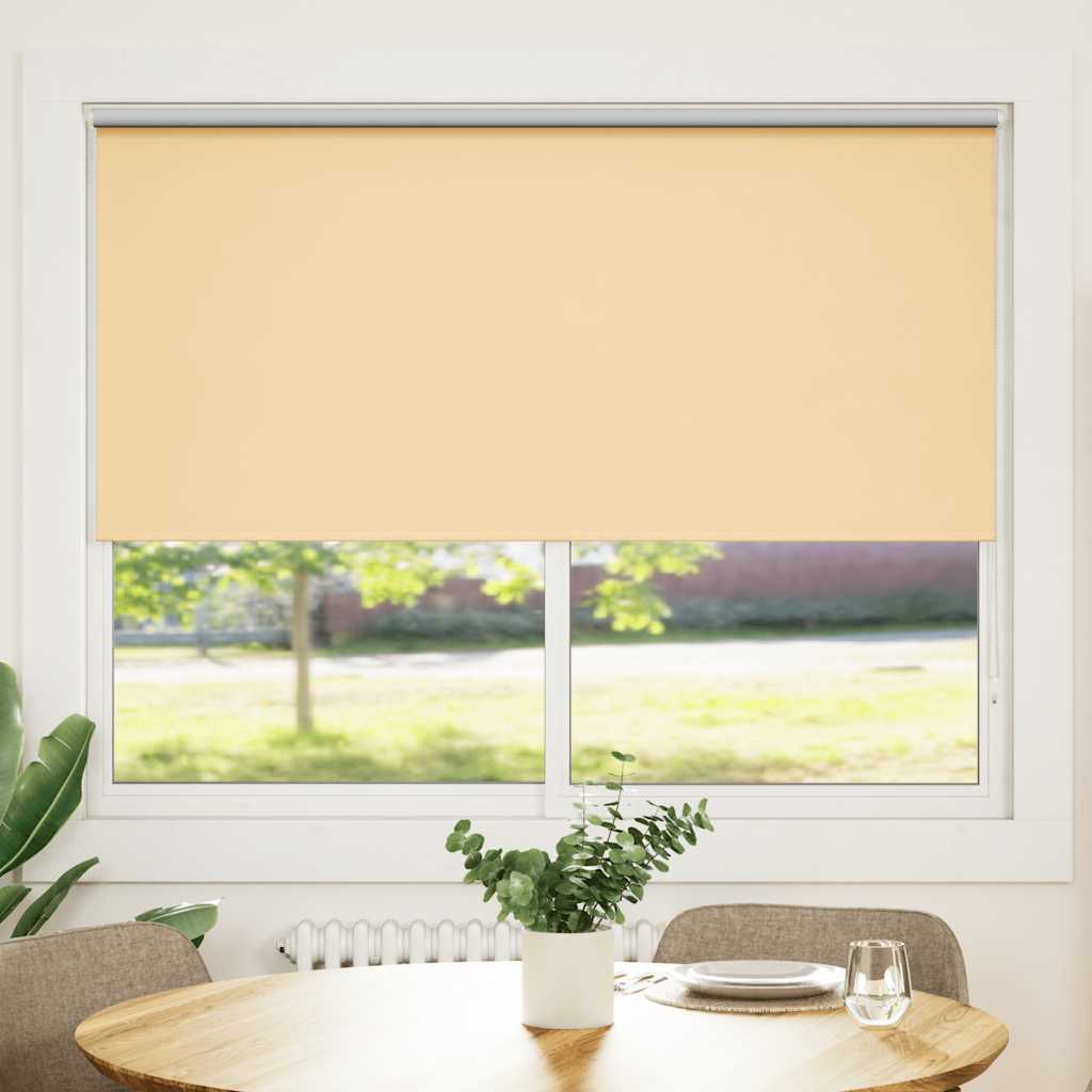 Roller blind blackout 144.4x175 cm Fabric Width 140 cm beige