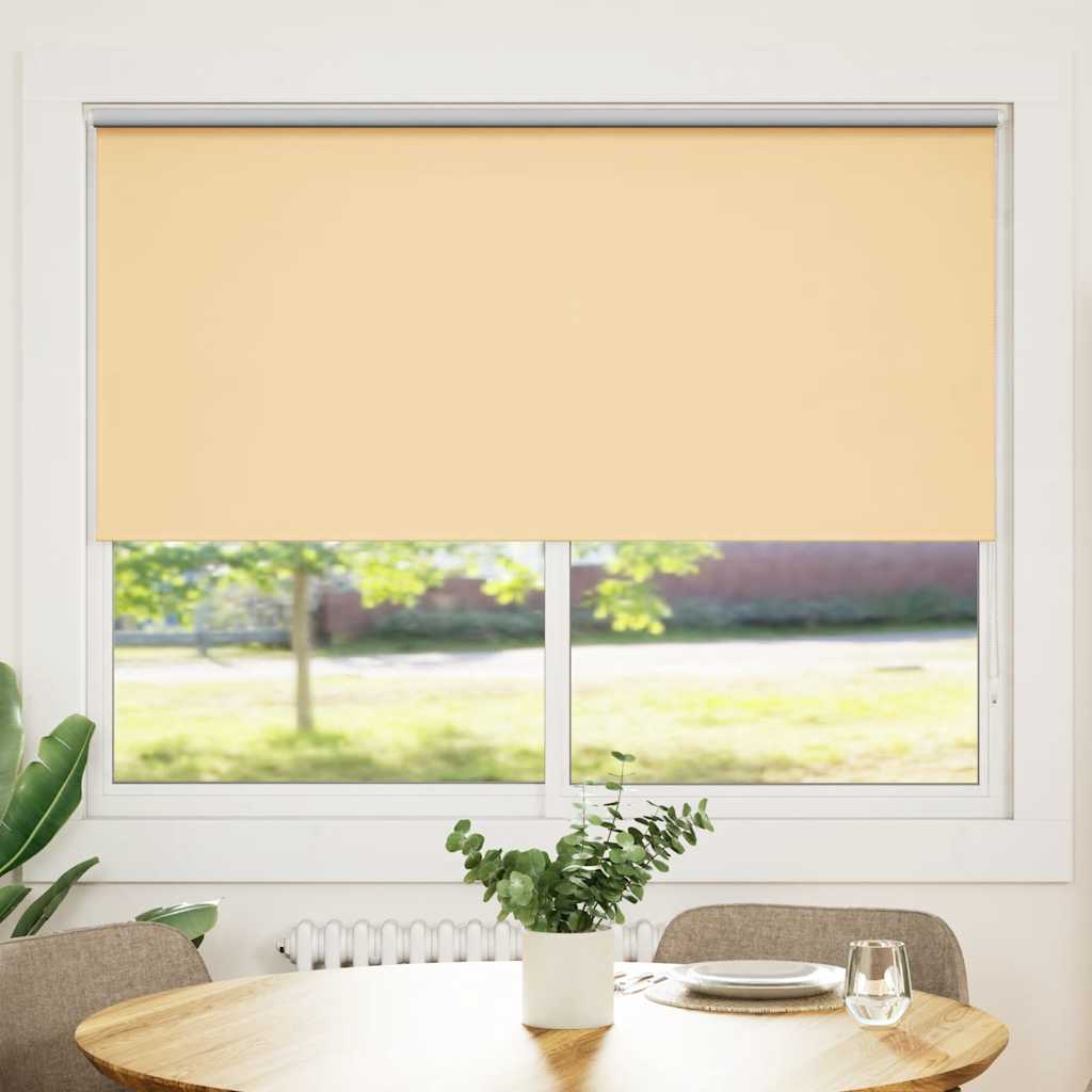 Roller blind blackout 164.4x175 cm Fabric Width 160 cm beige