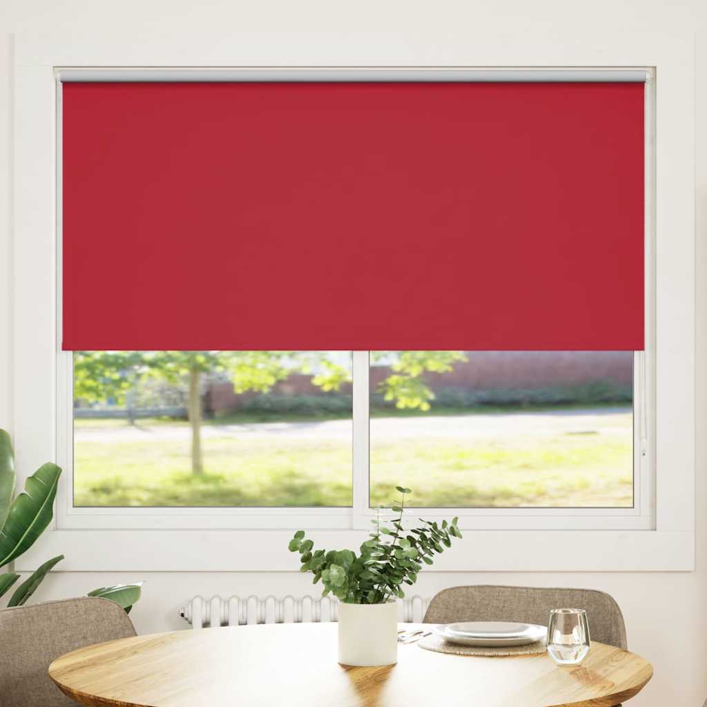 Roller blind blackout 164.4x175 cm Fabric Width 160 cm red