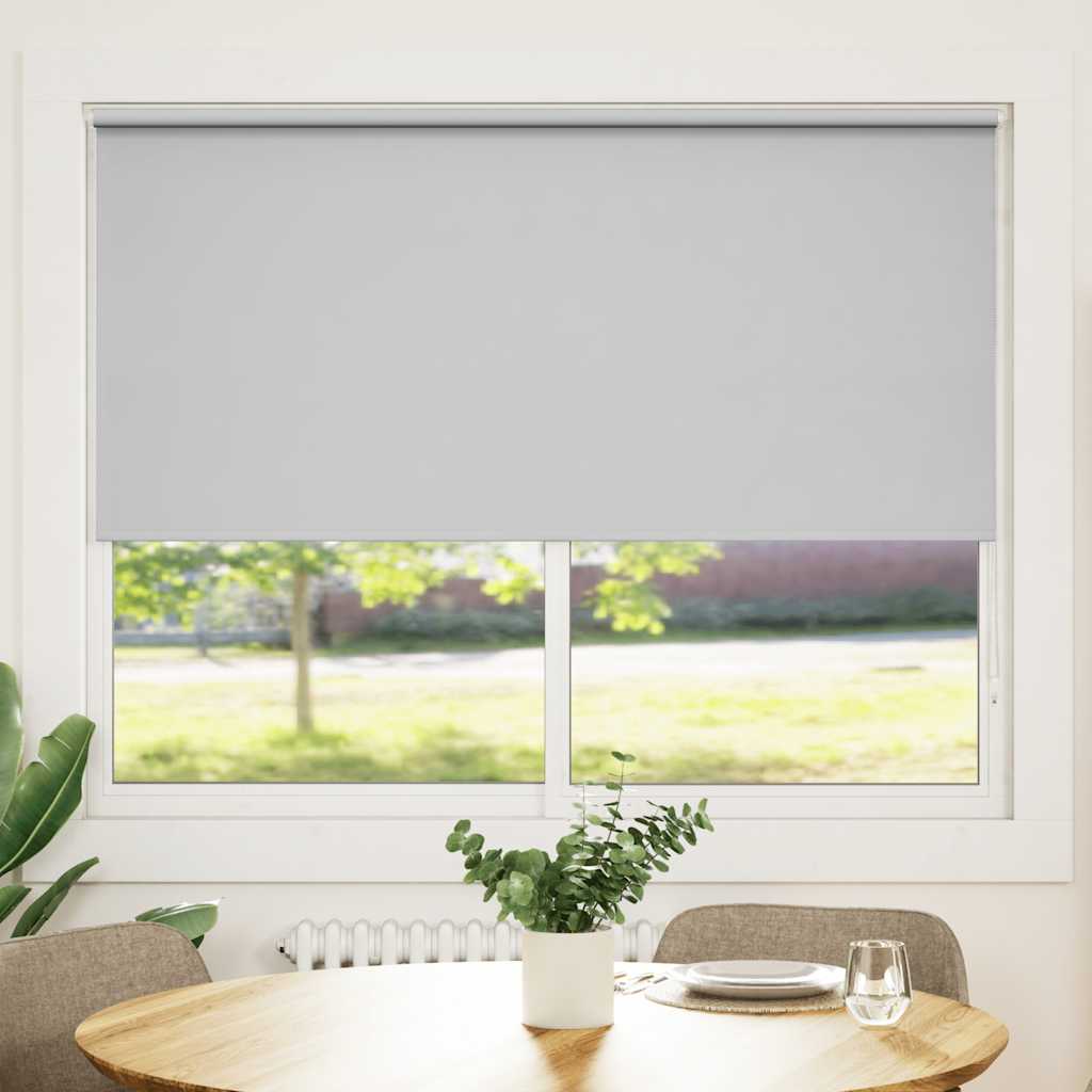 Roller blind blackout 164.4x175 cm Fabric Width 160 cm grey