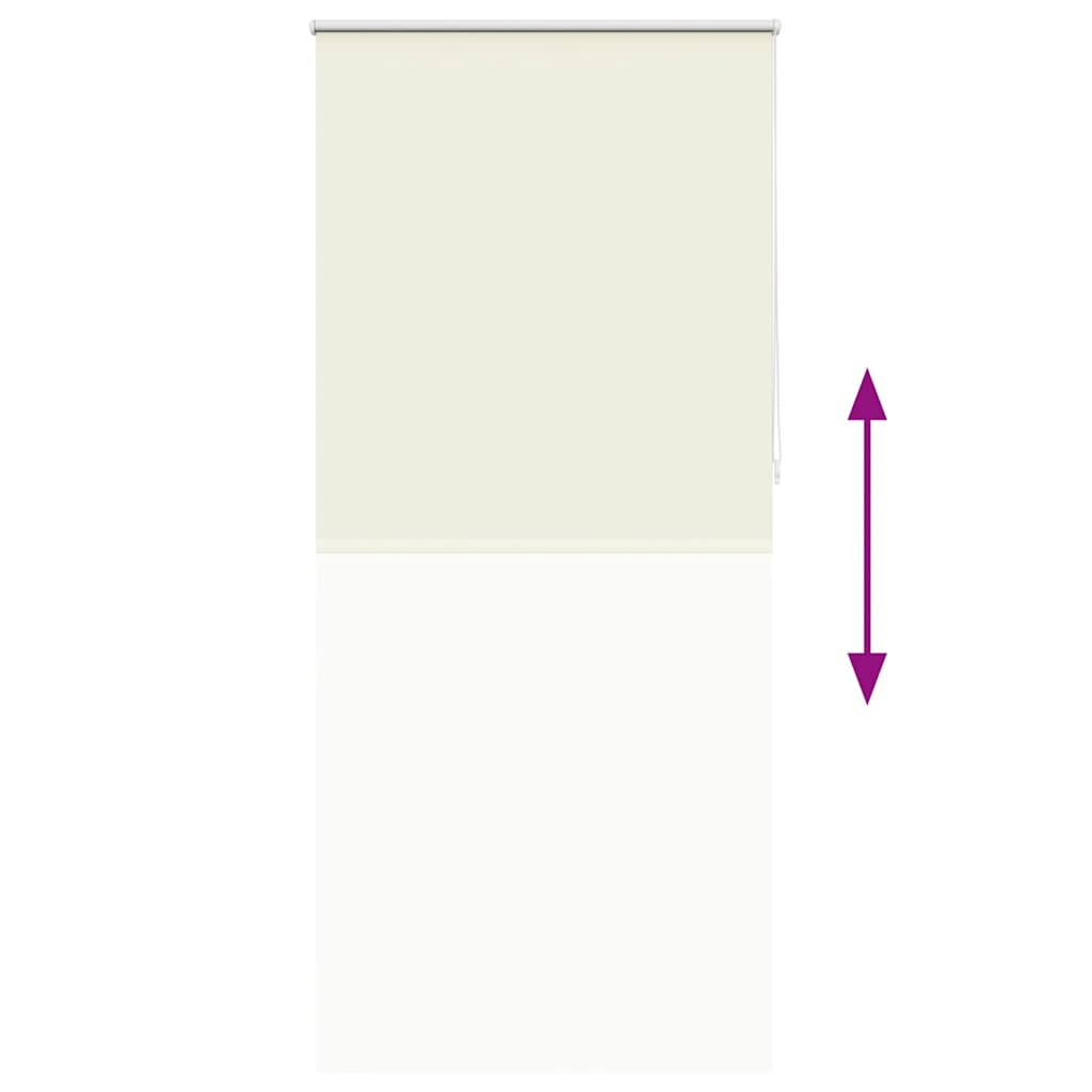 Roller blind blackout 84.4x230 cm Fabric Width 80 cm off white