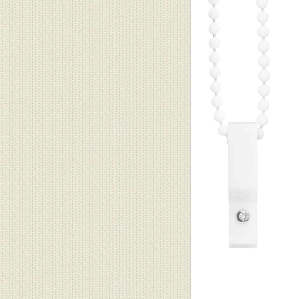 Roller blind blackout 84.4x230 cm Fabric Width 80 cm off white