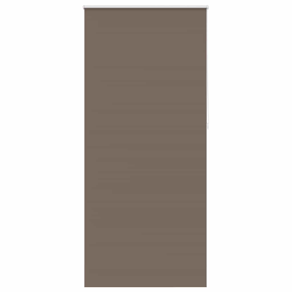 Roller blind blackout 84.4x230 cm Fabric Width 80 cm coffee