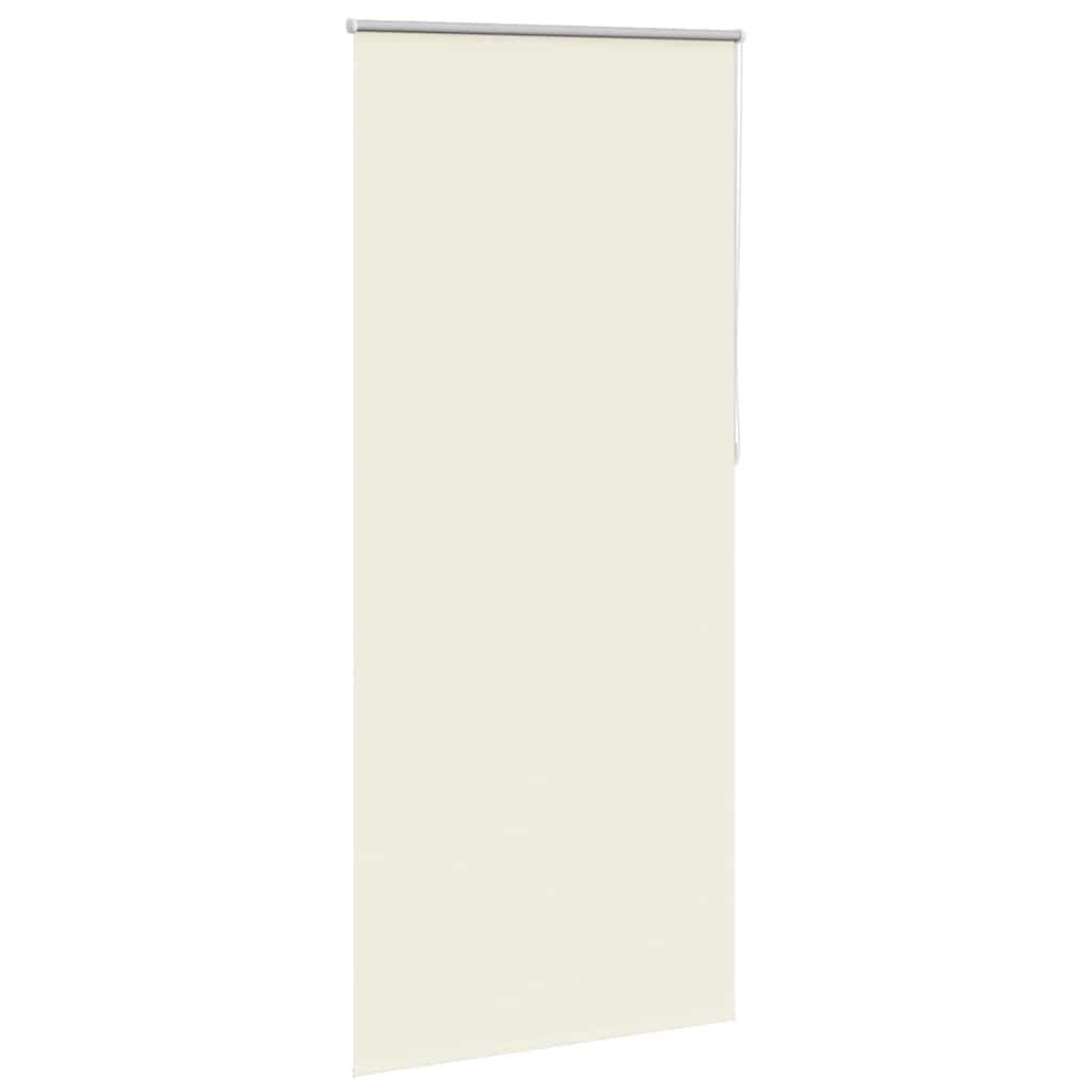 Roller blind blackout 104.4x230 cm Fabric Width 100 cm off white