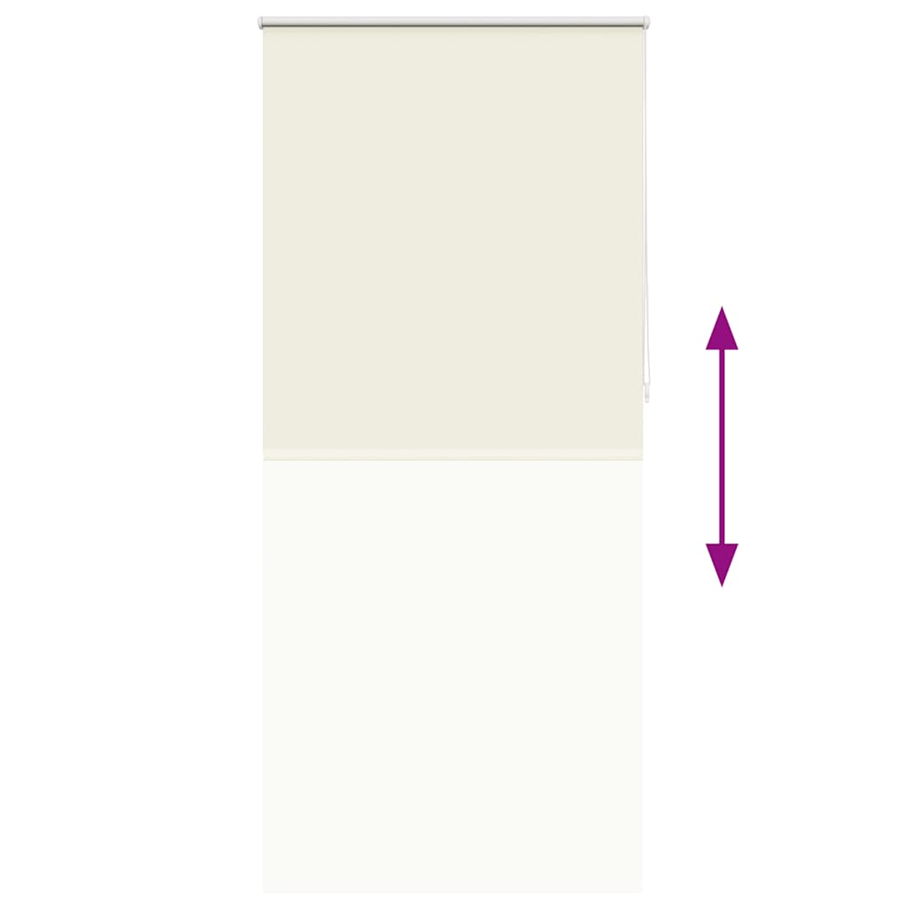 Roller blind blackout 104.4x230 cm Fabric Width 100 cm off white