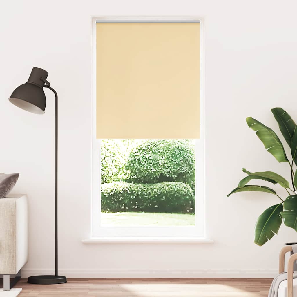 Roller blind blackout 104.4x230 cm Fabric Width 100 cm beige