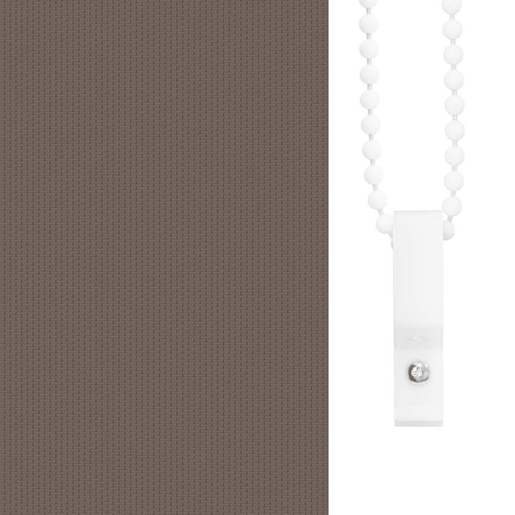 Roller blind blackout 104.4x230 cm Fabric Width 100 cm coffee