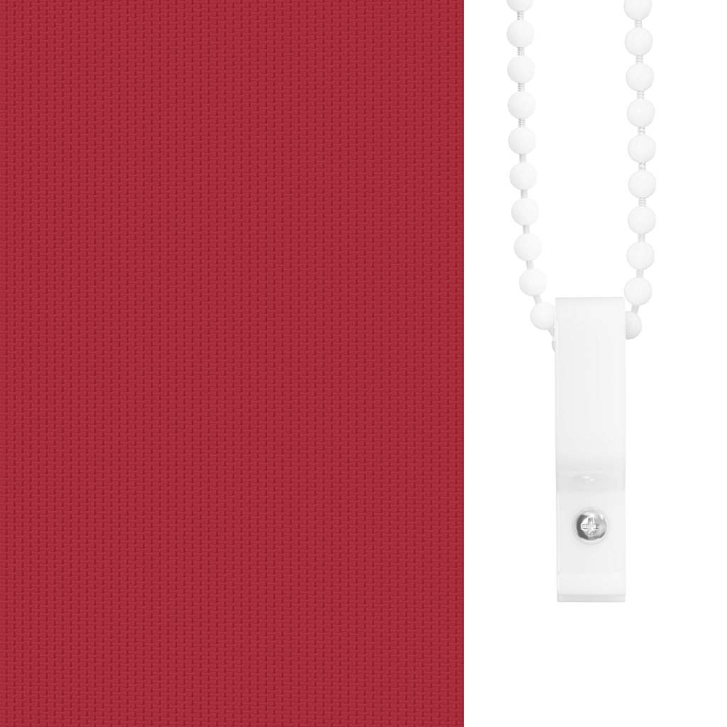 Roller blind blackout 104.4x230 cm Fabric Width 100 cm red